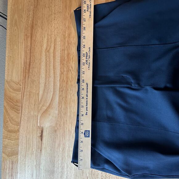 EUC Duluth Trading Co Women's 16 Regular‎ High Waist Wide Leg Ponte Pants Blue - Picture 9 of 10